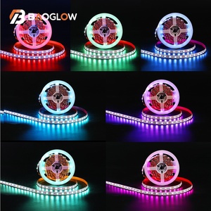 Dải đèn <span class=keywords><strong>LED</strong></span> <span class=keywords><strong>RGB</strong></span> 5050 chất lượng cao, bán buôn, 10W/m, 12V/24V, 10mm, thông minh, 12V, <span class=keywords><strong>SMD</strong></span>, 60D, 7 màu, 5m, dùng cho TV - Product Image 4