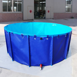 ผ้าใบกันน้ำสระบ่อปลาพีวีซีแบบกลมหนาพับได้ผ้าใบกันน้ำขนาดใหญ่ในร่ม/กลางแจ้งสำหรับวัฒนธรรมบ่อปลา - Product Image 4