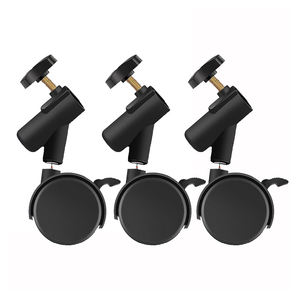 KAMPHO Kit de roulettes universelles pour trépied 3pcs avec frein pour photographes et vidéastes - Product Image 3