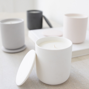 Pots de bougies en céramique mats, 1 pièce, style nordique, moderne, européen, pour décoration de noël, bon marché - Product Image 2