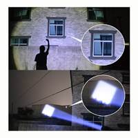 Lampe torche ZOOM USB super lumineuse lampe torche linterna alta potencia EDC puissante batterie AAA Mini lampe de poche tactique LED