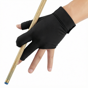 Custom Logo Snooker Gloves Fingerless Billiards Cue Grip Gloves for Sports - Product Image 1