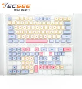 Tecsee In Stock Drop Shipping Dye-sub Cherry XDA Profiles Keyboard Keycaps OEM Profile Cat Paw Keycaps Custom Keycaps