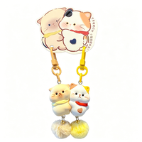 Adorable Llavero Magnético de Resina con Diseño de Animal de Dibujos Animados, Colgante para Bolsos de Pareja, Decoración para Mochilas y Carteras, Regalo al por Mayor