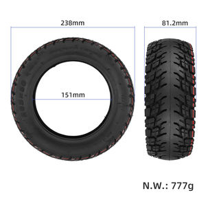 Pneu tubeless tout-terrain Ulip 255*80 10*3 80/65-6, pneu de remplacement épaissi de 10 pouces pour trottinette électrique - Product Image 2