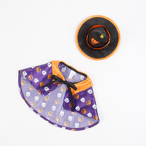 Disfraz de Halloween Ecológico para Mascotas, con Estampado Lindo, Capa y Sombrero para Perros y Gatos, con Logotipo Personalizable para Fiestas, Venta al Por Mayor - Product Image 6