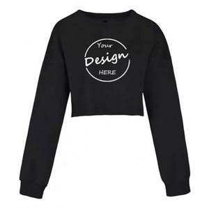 Ensemble de sweats à capuche et de sweat-shirts courts pour femmes tendance avec pantalon de survêtement - Couleurs et emballage personnalisés - Product Image 2
