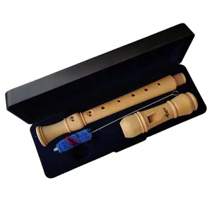 Cheap Price Wooden 8 Holes Baroque Recorder Flute From Aiersi Guitar Factory