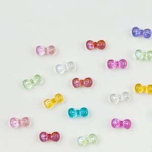 Autocollants pour ongles ronds en résine transparente japonaise 3D Aurora Fine Sparkle, matériel de bricolage pour l'art des ongles, échantillon gratuit - Product Image 6