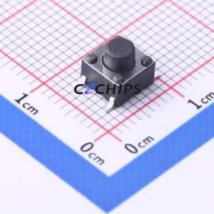 TS-KG02S-AT55F Tactile Switch SMD-4P,6x6mm Switch Single Pole Single Throw Round Button 2.5N Vertical Mount - Product Image 1