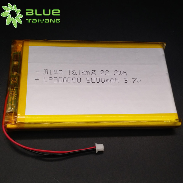 906090 6000mah Battery for GPS Tablet PC 3.7v 6000mah Lithium Ion 22.2wh Rechargeable Battery