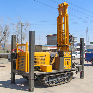 Foreuse rotative portative <span class=keywords><strong>sur</strong></span> chenilles, à <span class=keywords><strong>moteur</strong></span> diesel, pour puits d'<span class=keywords><strong>eau</strong></span>, avec <span class=keywords><strong>moteur</strong></span> pneumatique, portée 200m, facile à utiliser, pour une opération à une personne - Product Image 2