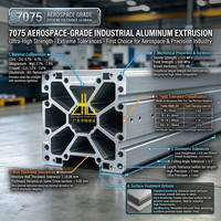 Profilé d'extrusion en aluminium léger 7075 T6, bras de stabilisateur de cardan pour appareil photo sur rail, usinage CNC de précision, fabricant OEM