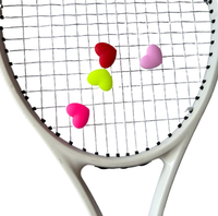 Amortisseur de vibrations de tennis en silicone souple personnalisé, amortisseur de chocs durable pour raquette de tennis, produit sportif promotionnel