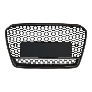 New A5 S5 front bumper màu đen nướng <span class=keywords><strong>RS5</strong></span> cái nhìn tổ ong lưới tản nhiệt phía trước với Quattro cho Audi A5 S5 b8.5 2012 2013 2014 2015 2016 - Product Image 1