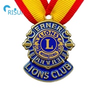 Fabrication de médailles personnalisées pour le Lions Club International, médailles de récompense, médailles personnalisées du Lions Club