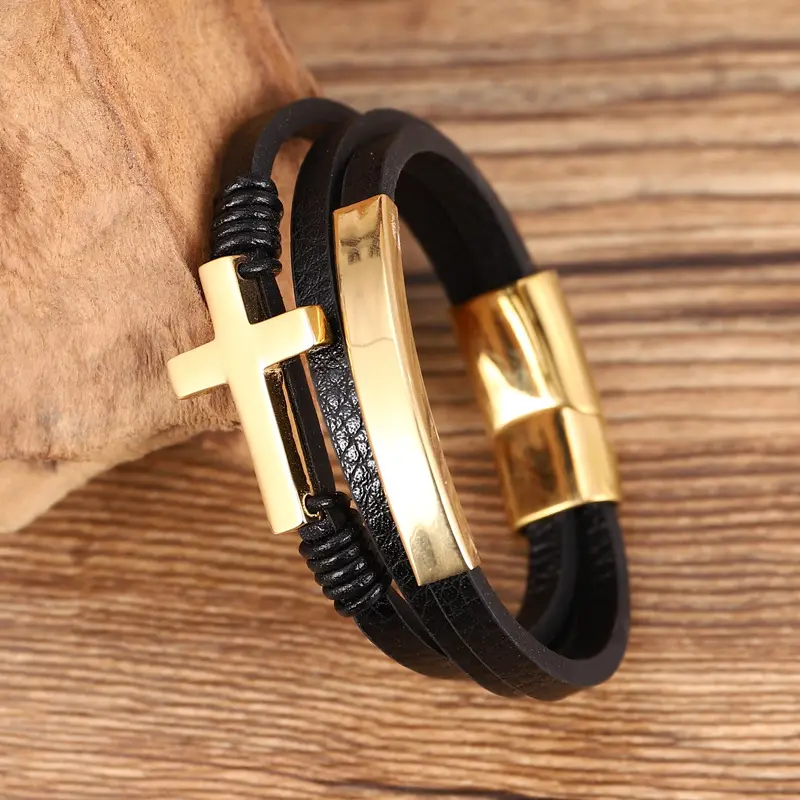 men's leather bracelets