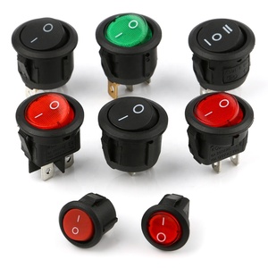 30.5mm * 25.5mm on off điện màu xanh lá cây Rocker chuyển kcd4 6A 250VAC dẫn Nút chuyển đổi 2 vị trí 4pin Rocker chuyển đổi - Product Image 6