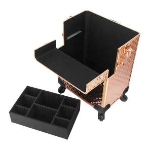 プロ用キャリー付きメイクボックス 収納ケース コスメキット 美容師向けパッケージ - Product Image 6