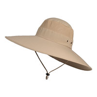 Chapeau à large bord de style unique et tendance, coupe-vent, avec sangle, pour la randonnée en montagne en plein air, vente chaude