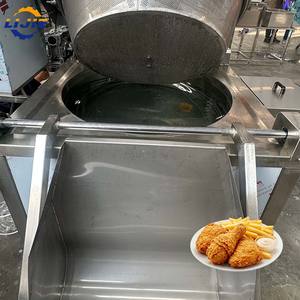 Machine à frire à pression au gaz pour poisson frit, <span class=keywords><strong>canard</strong></span>, poulet, ailes <span class=keywords><strong>de</strong></span> poulet, machine à frire continue - Product Image 2