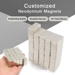 カスタマイズされた磁性材料ネオジム磁石長方形20X10x4mm磁気