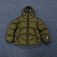 Veste d'hiver chaude imperméable écologique pour homme, grande taille, épaisse, de haute qualité, coupe-vent, avec capuche à lunettes, fermeture éclair longue