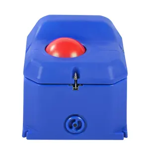 Blaues Ein-Kugel-Werkheizungssystem Kuh trinken hochwertig freundlich und langlebig Verwendung Viehzucht-Wasserbehälter