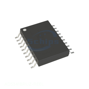 Components Electronic 20 TSSOP (0.173", 4.40mm Width) Data Acquisition IC DAC 12BIT <b>V</b> OUT 20TSSOP In Stock AD5341BRUZ-REEL - Product Image 1