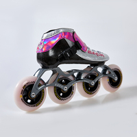Patins à roulettes en ligne EACHkids avec roues en PU 100 mm*4/110 mm*3/110 mm*4 Chaussures de patinage de vitesse pour adultes