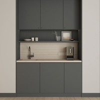 Armoire buffet de luxe en acier inoxydable résistant à l'humidité couleurs fraîches buffet de salon moderne de luxe armoire