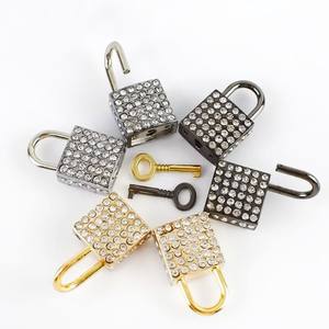 Meetee BF006 23*36mm bolso Hardware llaves candados para equipaje cerradura cuadrada cierre accesorios cerradura cuadrada decorativa - Product Image 1