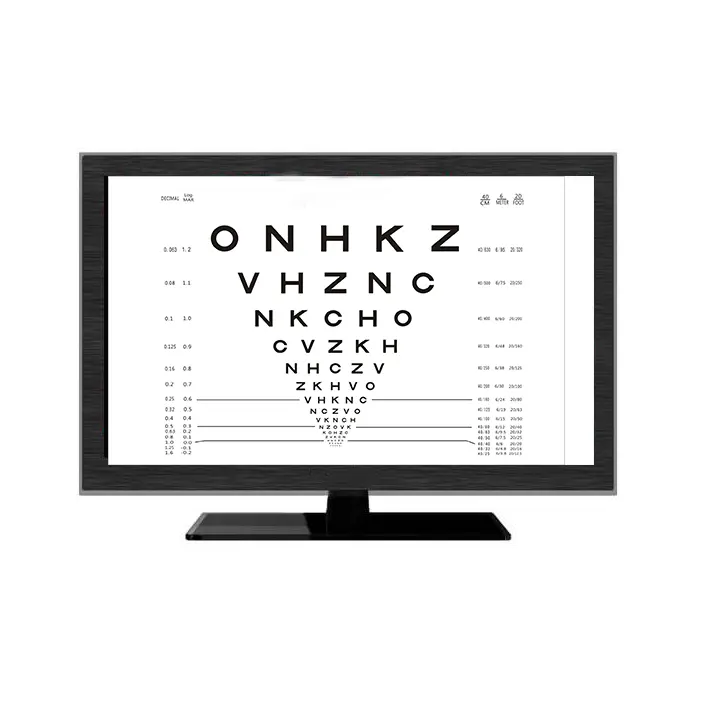 Optische Instrument Lcd Eye Vision Testen Grafiek Gezichtsscherpte Grafiek