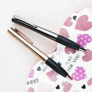 GemFully Office Supplier Best Selling Items on alibaba Promotional Rose-gold Cello <strong>Gripper</strong> Ball <strong>Pen</strong> Diamond Top <strong>Pens</strong> - Product Image 1