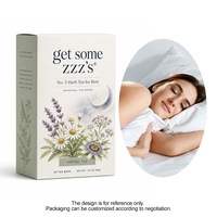 Tisane Apaisante Evening Wind Down en Sachets – Mélange Botanique d'Herbes et de Fleurs pour une Pause Calme et un Rituel Nocturne