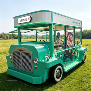 Reinforced Structure Food Cart Pressure Resistant Mobile <b>Trailer</b> for High Frequency Use Wholesale Custom Size Ice Cream Food <b>Car</b> - Product Image 1