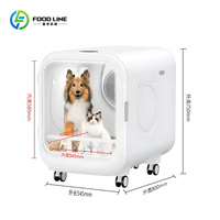 Boîte de séchage pour animaux de compagnie pour un usage domestique, sécheuse pour animaux de compagnie sans matériau, séchage éclair en 15 minutes, boîte de séchage pour animaux de compagnie