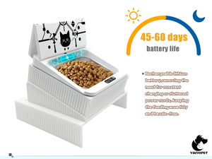 Nuova <span class=keywords><strong>Ciotola</strong></span> Tecnologica <span class=keywords><strong>per</strong></span> <span class=keywords><strong>Gatti</strong></span> con Microchip | <span class=keywords><strong>Ciotola</strong></span> <span class=keywords><strong>Intelligente</strong></span> <span class=keywords><strong>per</strong></span> Animali ad Apertura Automatica a Infrarossi con Coperchio Sigillato e Design Cervicale - Product Image 2