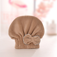 Gorro de Secado de Cabello con Lazo de Coral Personalizado de Fábrica, Accesorios de Baño para Mujeres y Niñas, Gorro de Ducha Absorbente y Grueso