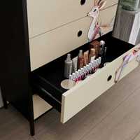 Meubles de maison modernes, commode en acier et métal pour chambre à coucher ou salon, armoire de rangement, commode