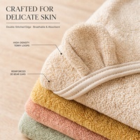 Collection de serviettes de bain pour bébé : Peignoirs à capuche en coton biologique et bambou, options de tailles personnalisées et de marques privées