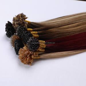 Vente en gros 6D Nano K & I Tip Flat Clip-In 6D Extensions de cheveux blonds pré-collés Cheveux vierges de qualité de style vague naturelle crue en vrac - Product Image 3