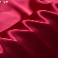 Envío rápido rojo rosa Málaga marroquí crudo 100% Pure Mulberry Stain seda satén tela cheongsam vestido Material Brasil