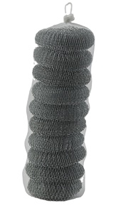 Cucina moderna pulizia di potere palle di argento acciaio zincato spazzole per la pulizia spugna in acciaio lavaggio - Product Image 5