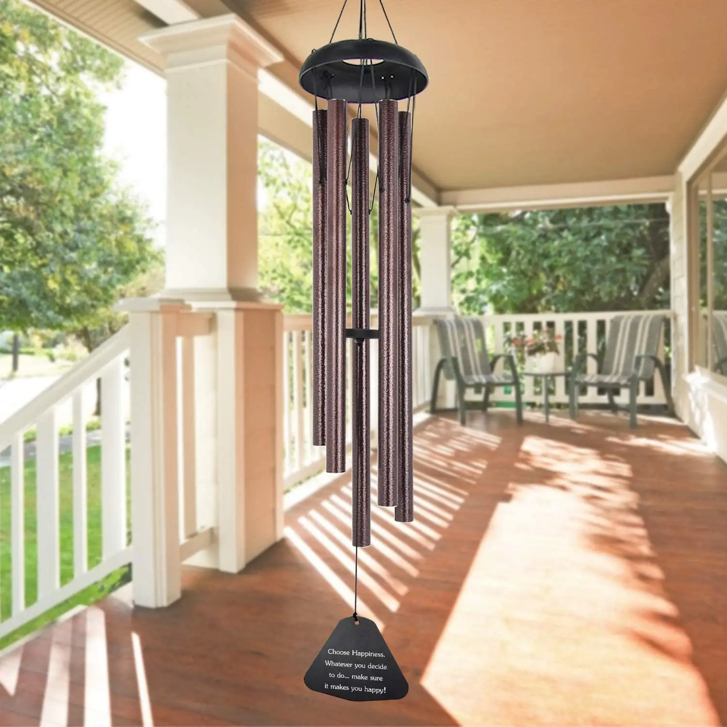 คุณภาพสูงMemorial Windchimeกลางแจ้งที่ไม่ซ้ำกันส่วนบุคคลสำหรับGarden Decor