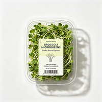 Étiquettes autocollantes imprimées étanches Haoxuan ODM pour produits frais (brocoli) – Idéales pour l'emballage et la marque des aliments frais