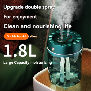 Mini diffuseur d'huiles essentielles aromatiques, <span class=keywords><strong>humidificateur</strong></span> ionisant, veilleuse LED, utilisation commerciale, fonctionnement sur batterie, contrôle de l'humidistat, 1 an - Product Image 3