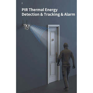 Latest Outdoor 4K HD Dual Lens Solar CCTV Camera <b>System</b> Waterproof 4G Wireless Two-Way <b>Intercom</b> with Sim Card IP Wi-Fi Network - Product Image 2