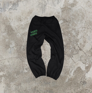 Pantalon de survêtement ample et décontracté pour homme, style élégant, effet usé, 100% coton, poids lourd, écologique, respirant, logo personnalisé - Product Image 1