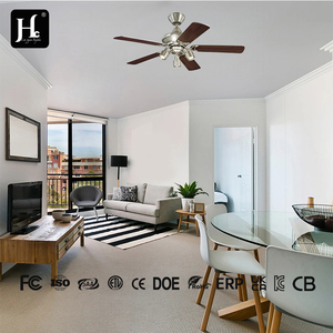 Decorative Modern <b>Ceiling</b> Fan with <b>Light</b> for Living Room, 6 Speed <b>Remote</b> <b>Control</b> Smart <b>Ceiling</b> Fan - Product Image 3